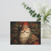 Vintage Weihnachten Postkarte (Stehend Vorderseite)