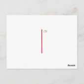 Vintage Weihnachten Postkarte (Rückseite)