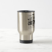 Vintage Weihnachten Reisebecher (Mittel)