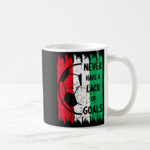 Vintage-Weihnachten Rot Grün Farbe Fußball T-Shirt Kaffeetasse