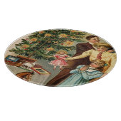 Vintage Weihnachten Schneidebrett (Ecke)