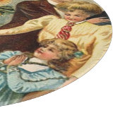 Vintage Weihnachten Schneidebrett (Ecke)