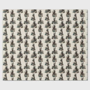 Vintage-Weihnachten Scotties Geschenkpapier