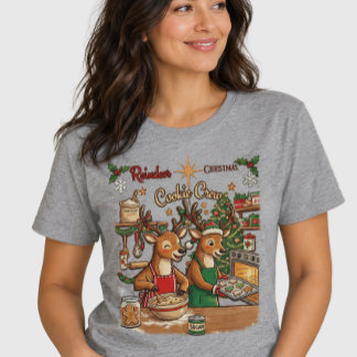 Vintage-Weihnachten Süße Backwaren Feiertagsdesign Tri-Blend Shirt