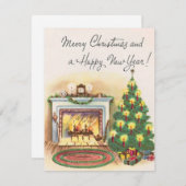 Vintage Weihnachten und neue Jahre (Vorne/Hinten)