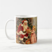 Vintage Weihnachten und Weihnachten Kaffeetasse (Links)