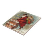 Vintage Weihnachten Viktorianisch St. Nikolaus auf Fliese (Seite)