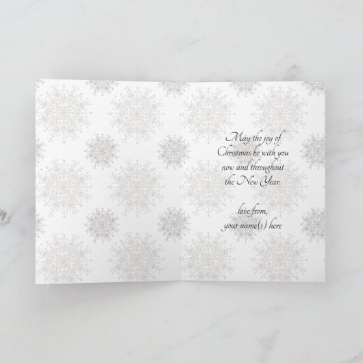 Vintage Weihnachten Viktorianische Menschen gehen (Innenseite)