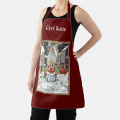 Vintage Weihnachten Viktorianische Menschen gehen Schürze (InSitu)