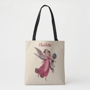Vintage Weihnachten, viktorianischer Schutzengel Tasche