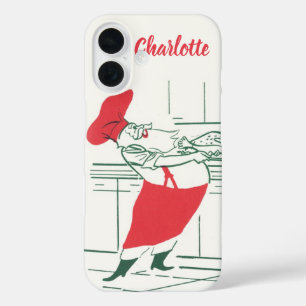Vintage Weihnachten, Weihnachtsmann Koch und Truth iPhone 16 Hülle