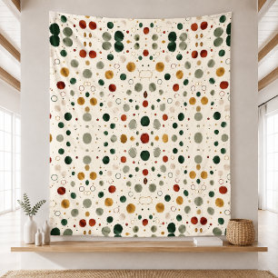 Vintage-Weihnachts-Blumen-Garten-Muster-Decke Fleecedecke