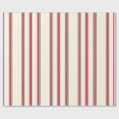 Vintage-Weihnachts-Candy-Cane-Geschenkpapier Geschenkpapier (Flach)