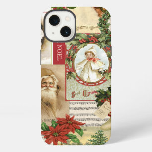 VINTAGE WEIHNACHTS-COLLAGE iPhone 13 HÜLLE