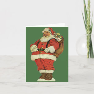 Vintage-Weihnachts-Dankeschön Dankeskarte