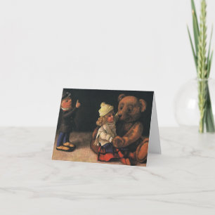 Vintage-Weihnachts-Dankeschön Dankeskarte