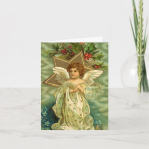 Vintage-Weihnachts-Dankeschön Dankeskarte