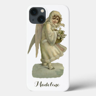 Vintage-Weihnachts-Engel-Blumen, viktorianischer S Case-Mate iPhone Hülle