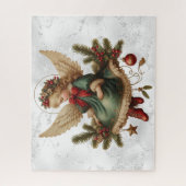 Vintage-Weihnachts-Engel-Puzzle Puzzle (Vertikal)