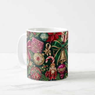Vintage-Weihnachts-Erbstück-Ornament-Tasse Kaffeetasse