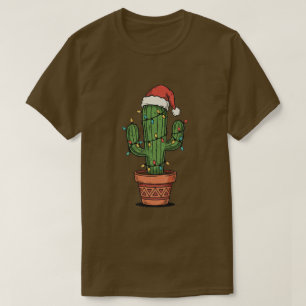 Vintage Weihnachts-Kaktus T-Shirt
