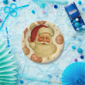 Vintage-Weihnachts-Papierteller Pappteller (Party)