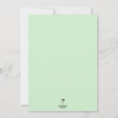 Vintage Weihnachts-Party Individuelle Einladung (Rückseite)