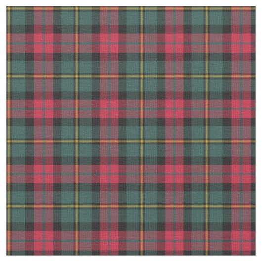 Vintage-Weihnachts-Plaid-Muster Stoff (Nahaufnahme)