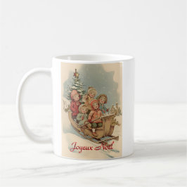 Vintage Weihnachts-Tasse Mug Kaffeetasse