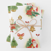 Vintage Weihnachts- und Weihnachtsdekorationen