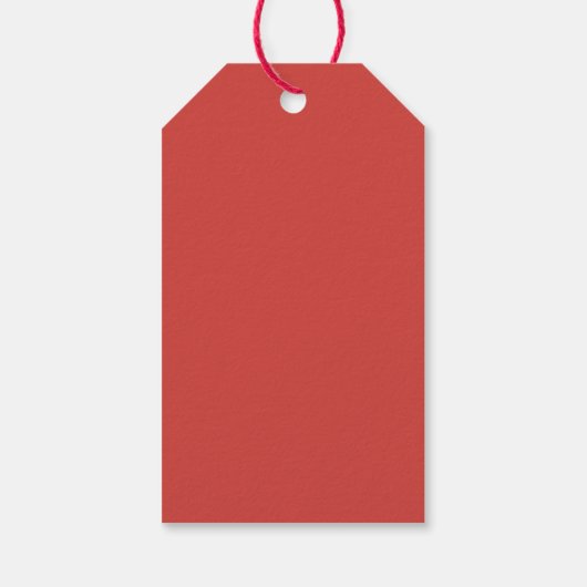 Vintage Weihnachts-Weihnachtsmarken Geschenkanhänger (Rückseite)