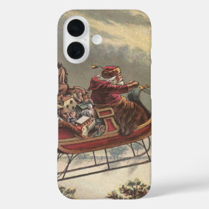 Vintage Weihnachtsabend viktorianischer Weihnachts iPhone 16 Hülle