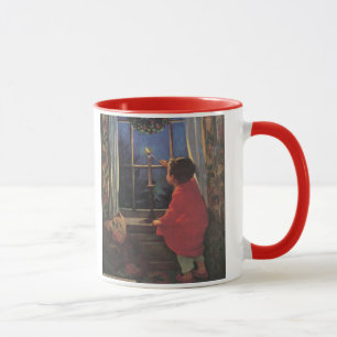 Vintage Weihnachtsabend von Jessie Willcox Smith Tasse