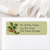 Vintage Weihnachtsadressen-Labels (Insitu)