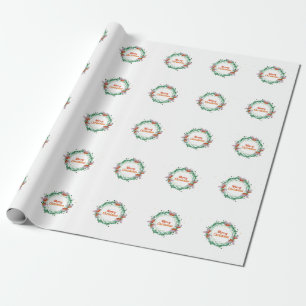 Vintage-Weihnachtsauto bringt Weihnachtsbaum-Verpa Geschenkpapier
