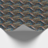 Vintage-Weihnachtsbaum-Geschenkpapier Geschenkpapier (Ecke)