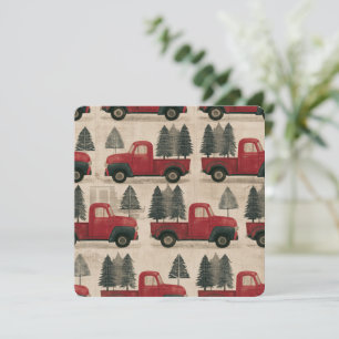 Vintage-Weihnachtsbaum-Lieferwagen