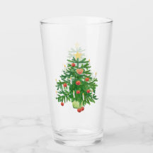 Vintage-Weihnachtsbaum mit Stern- und Herzplätzche