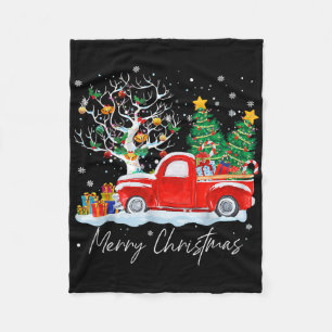 Vintage-Weihnachtsbaum-Pyjama-Familie Weihnachten  Fleecedecke