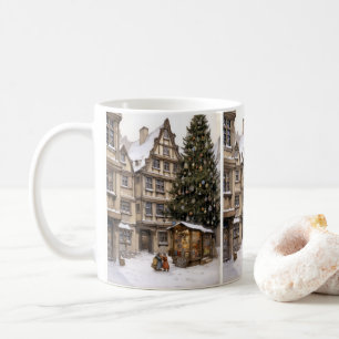 Vintage Weihnachtsbaum-Tasse Kaffeetasse