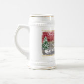 Vintage-Weihnachtsbäume Bierglas (Links)