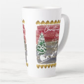 Vintage-Weihnachtsbäume Milchtasse (Rechte Ecke)
