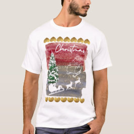 Vintage-Weihnachtsbäume T-Shirt