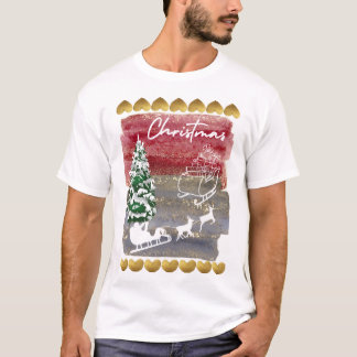 Vintage-Weihnachtsbäume T-Shirt