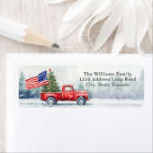 Vintage Weihnachtsbaumflagge (Insitu)