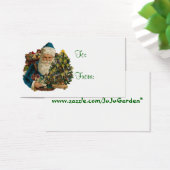 Vintage WeihnachtsbaumgeschenkTags (Schreibtisch)