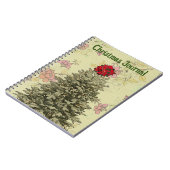 Vintage Weihnachtsbaumzeitschrift Notizblock (Linke Seite)