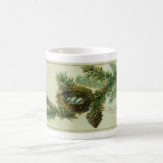 Vintage Weihnachtsbild-Tasse Kaffeetasse