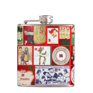 Vintage-Weihnachtsblock-Adventskalender-Raster-Kun Flachmann