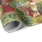 Vintage Weihnachtsbroschüre Geschenkpapier (Rolleneckpunkt)